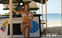 Malinda in a Malibu Strings bikini in Jamaica photos