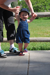 taking a stroll with mom