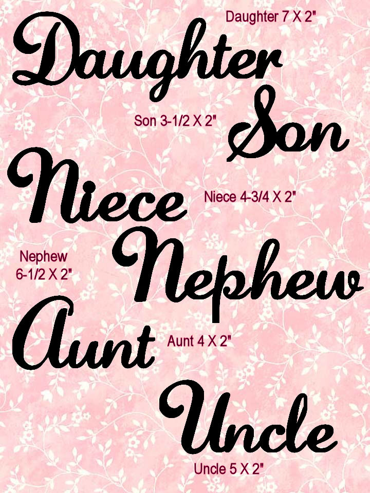 D'Classique Scrapbooking Words