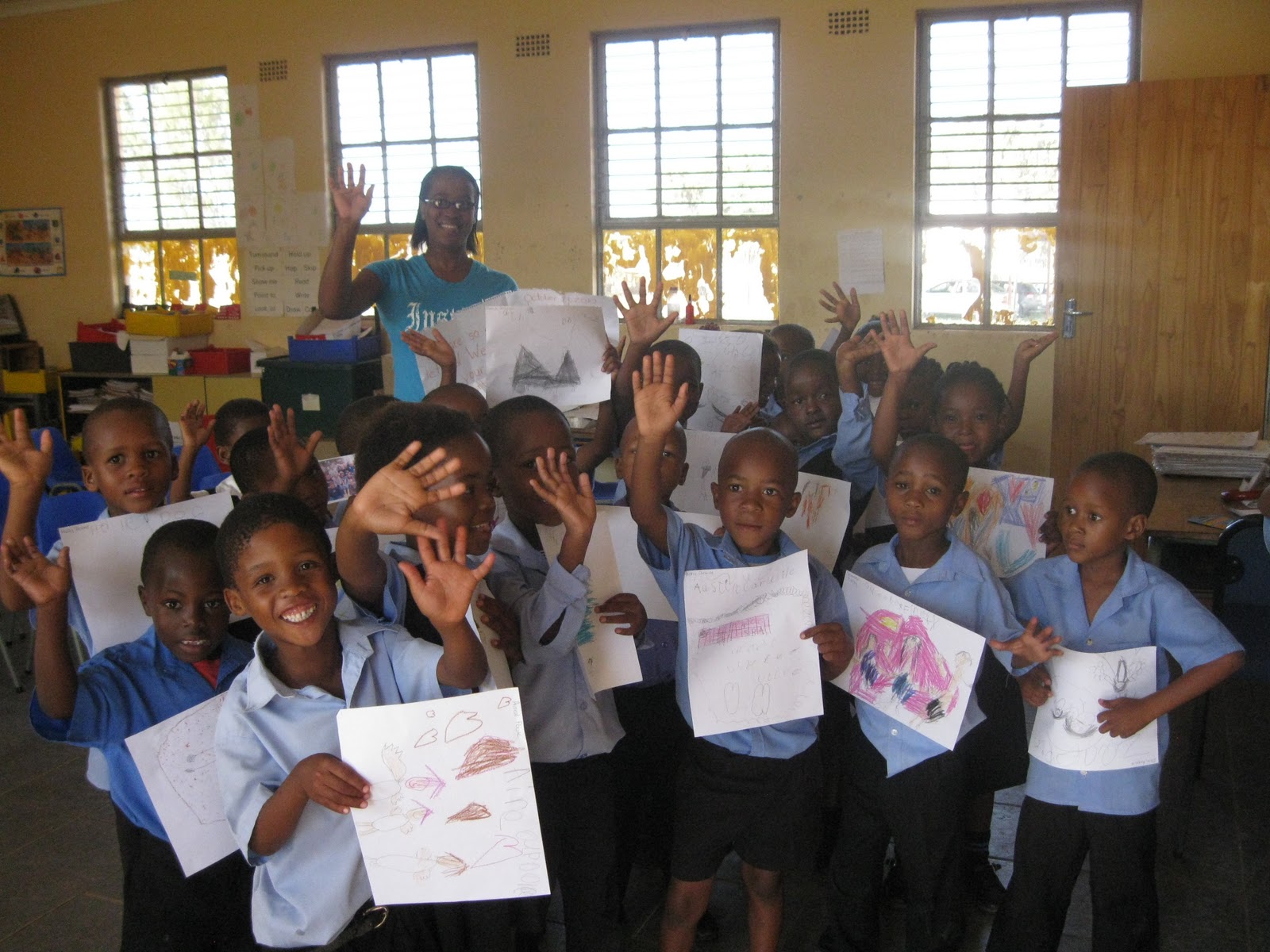 Karen Kaye in South Africa World Wise Schools South Africa meet