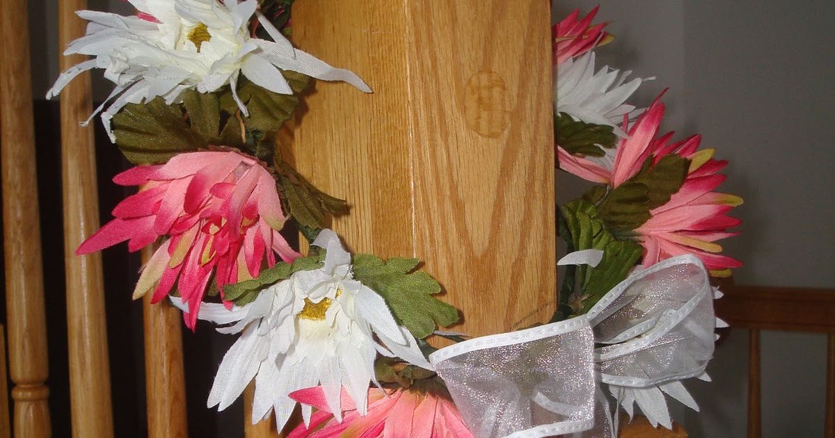 Homemaking Fun How to make your own flower head garland