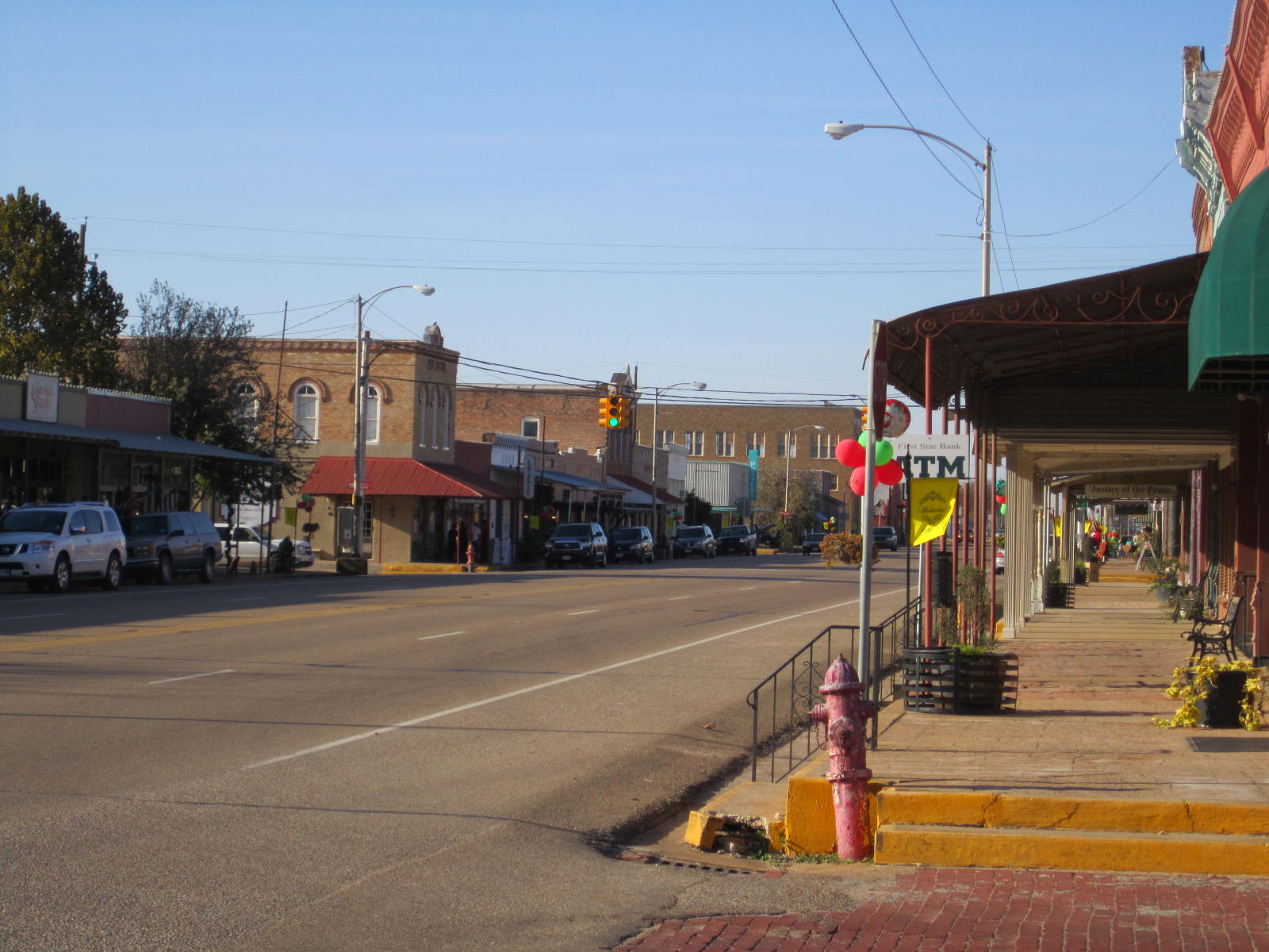 to Calvert, Texas because