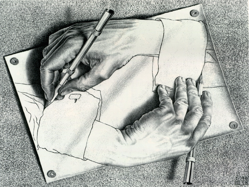 [Drawing+Hands+by+M.+C.+Escher.gif]