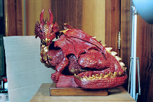Dragone rosso Imperiale della Cina