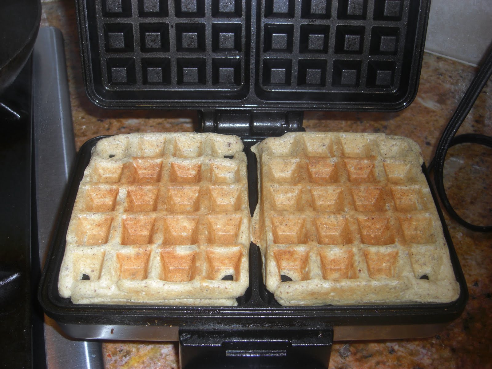 Let's Get Fitt Oatmeal Waffles