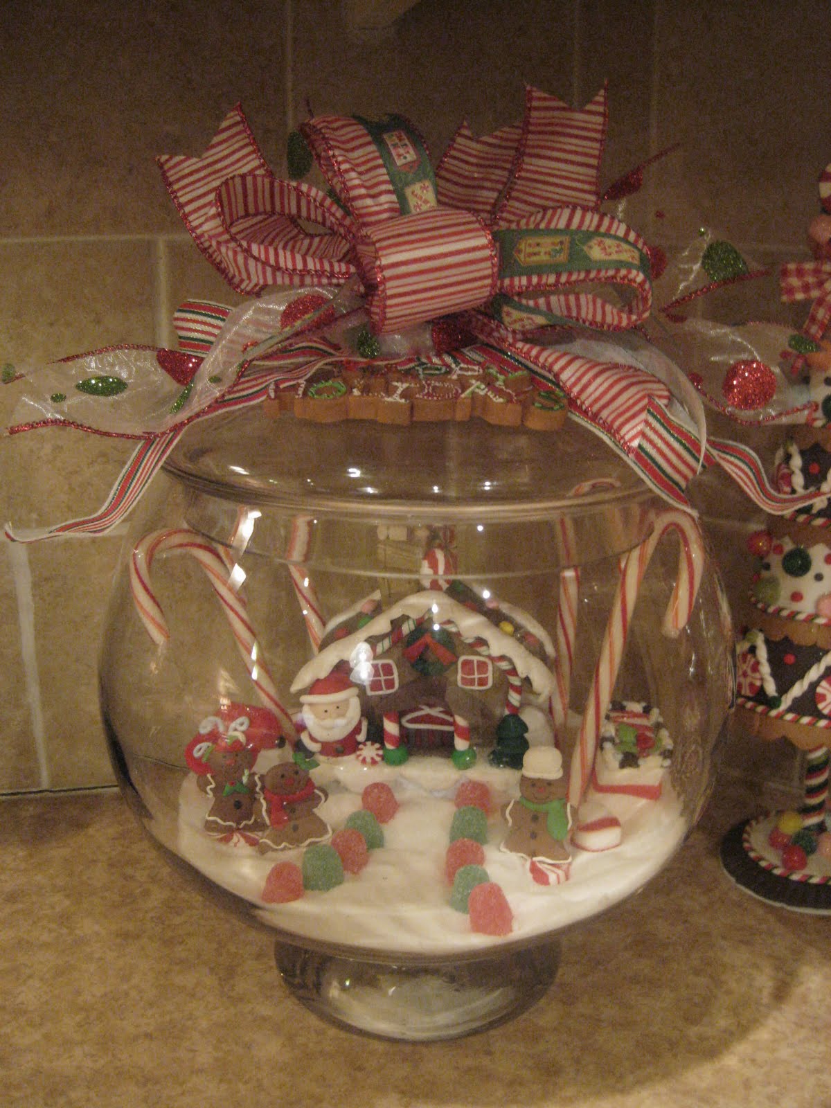 kristen 39 s creations our gingerbread kitchen christmas ornament terrarium