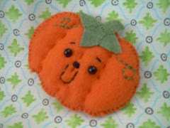 felt mascot pumpkin