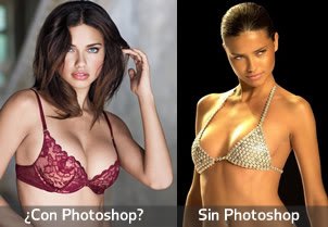 Adriana Lima: ¿son sus pechos o tiene ayudita?