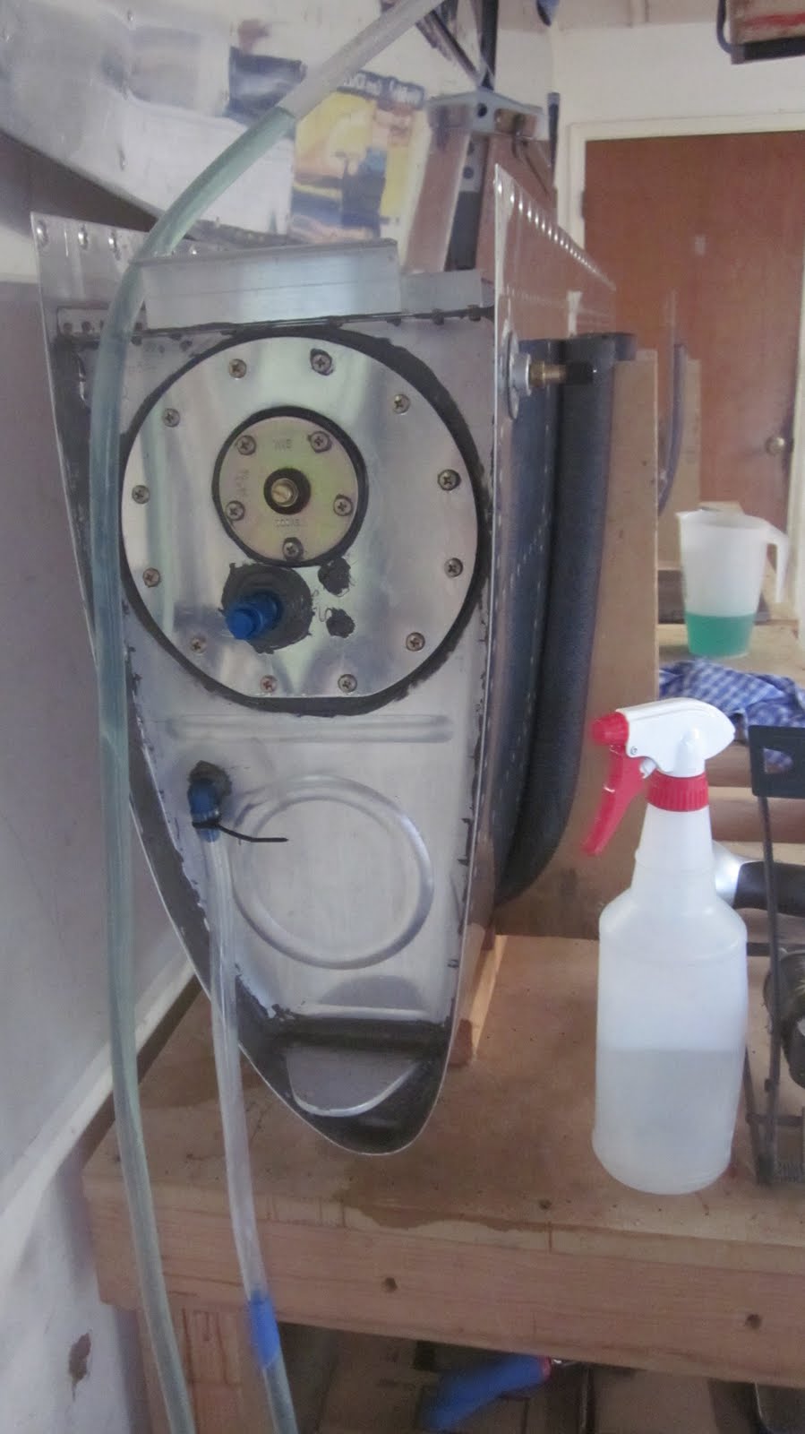 Larry's Airplane Fuel Tank Passes Leak Test with Flying Colors