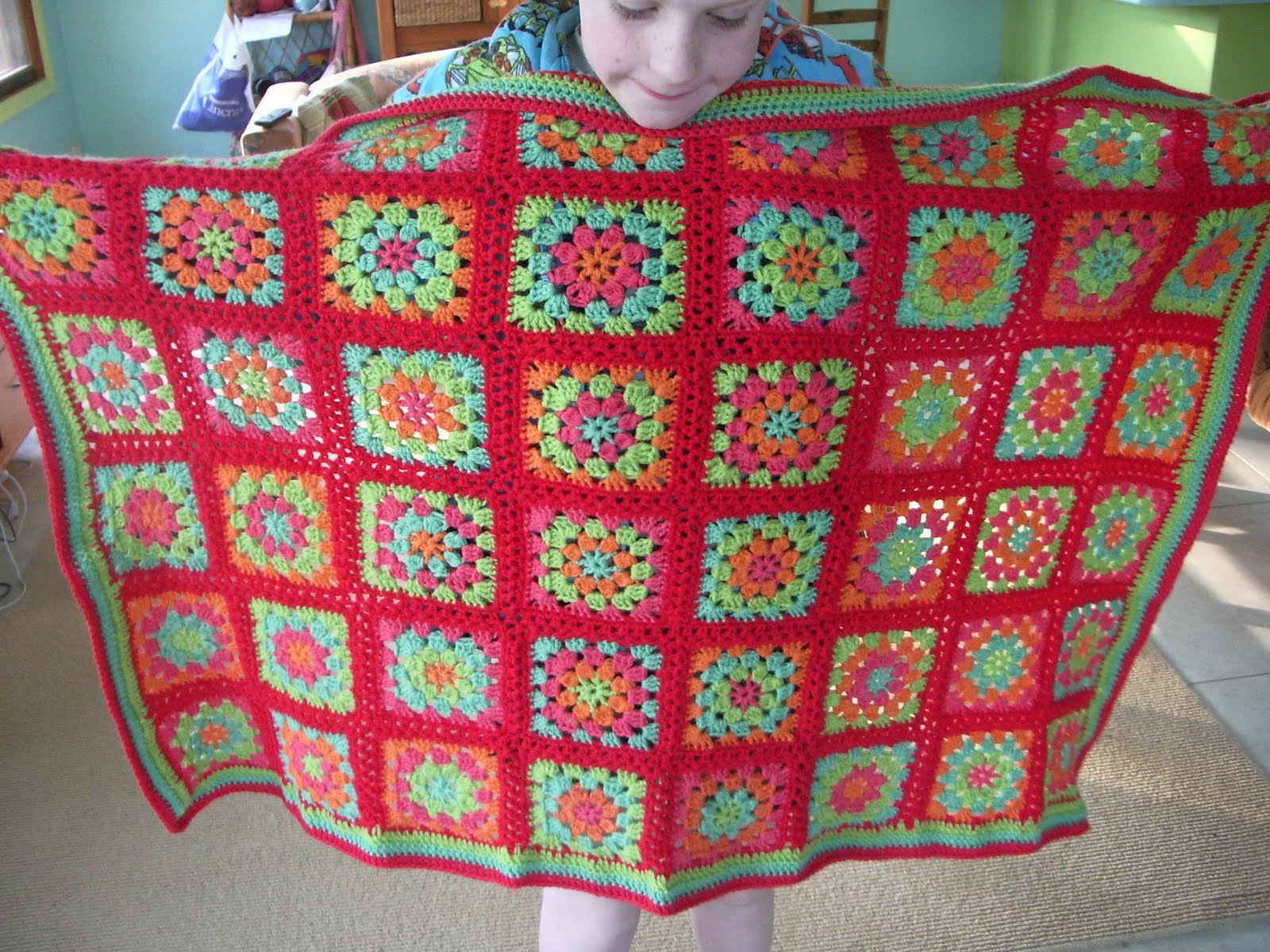 little woollie Red Blankie Finished!!