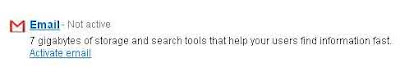 google apps email setup