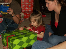 Tiffiany with Shelby at Christmas 2008