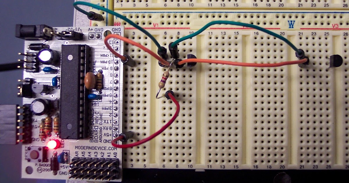chronology: Arduino and the DS18S20