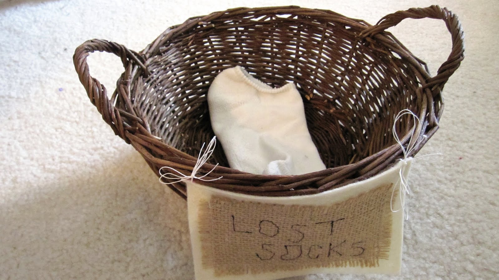 The Allens Lost Sock Basket