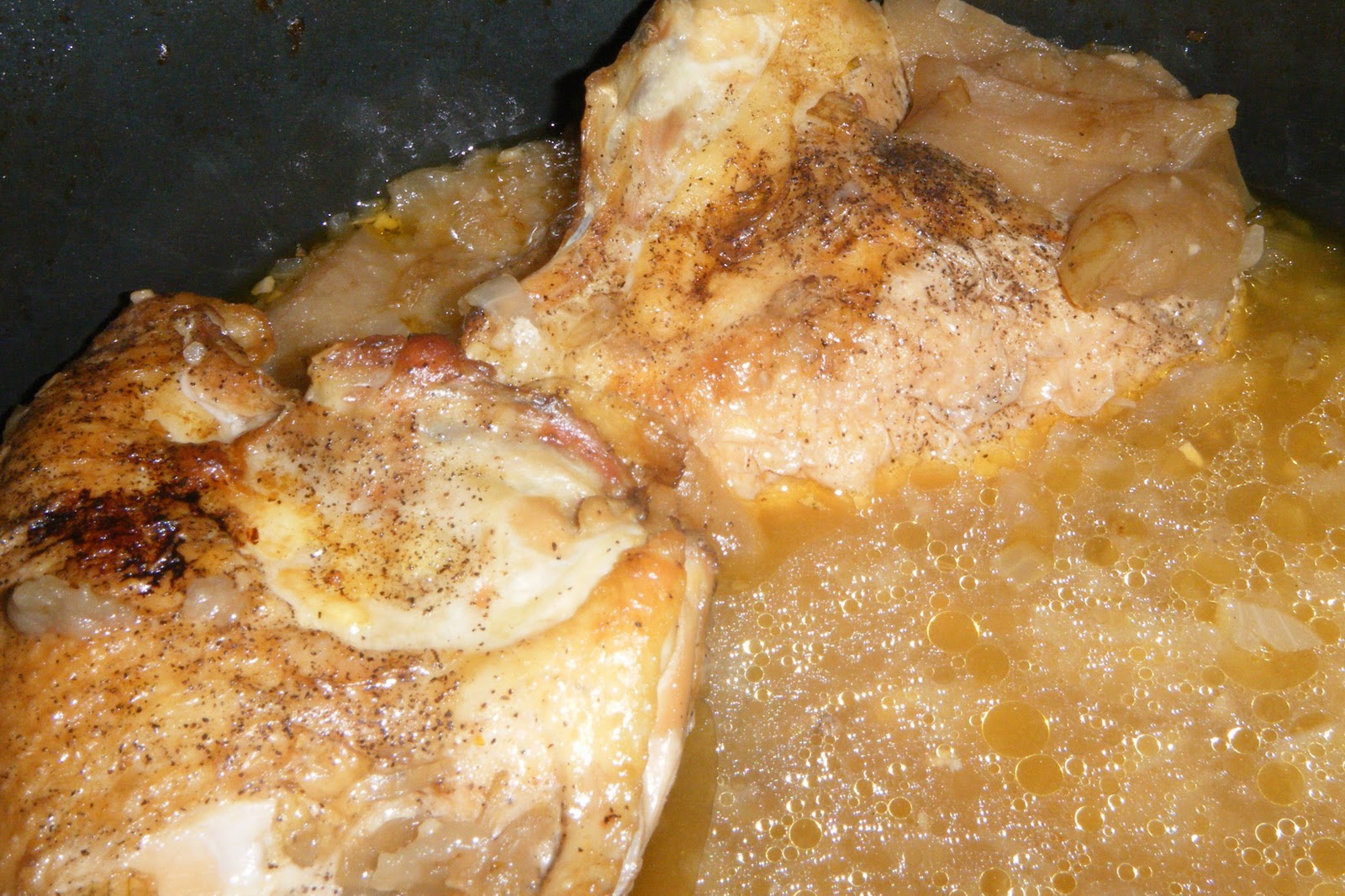 Out Of The Box Into The Kitchen Apple Braised Chicken Breast