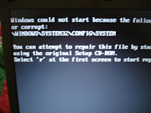 Mengatasi masalah “Windows could not start because the following files is missing or corrupt\WINDOW
