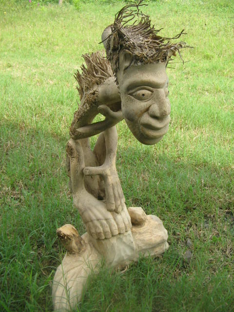 Gending Bambu Handicrafts Patung Primitif Akar Bambu gending bambu handicrafts patung primitif akar bambu