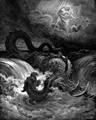A Destruição do Leviatã, de Gustave Doré, 1865