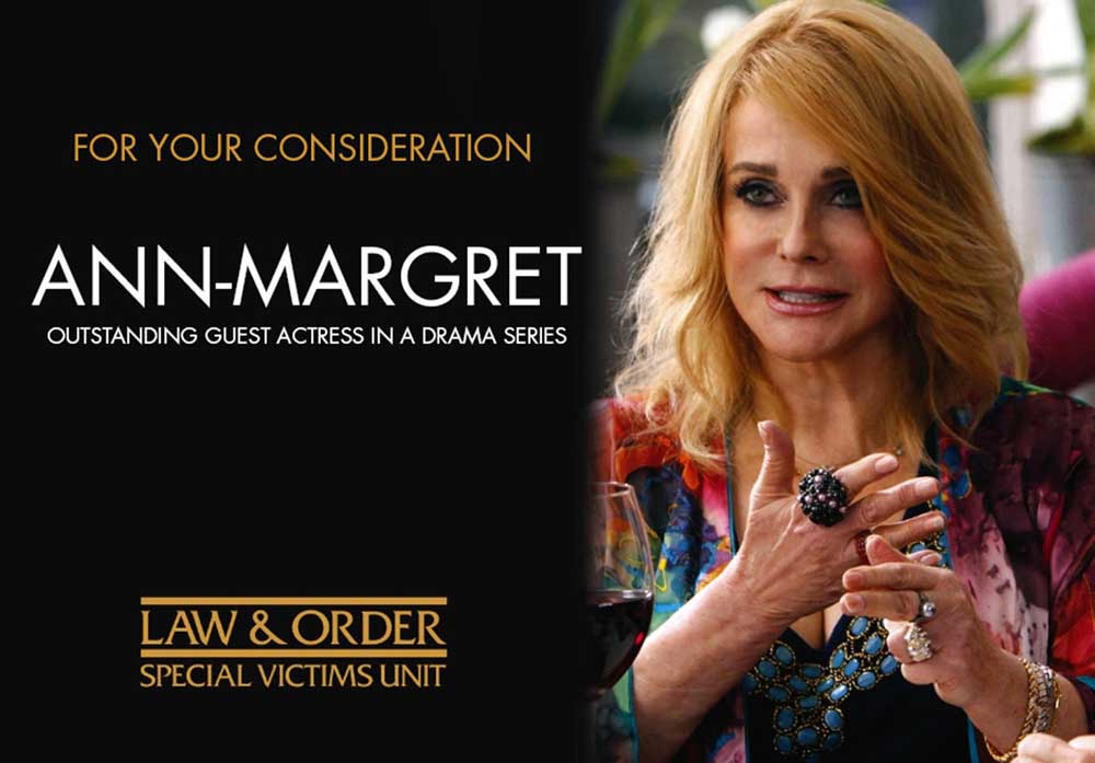 AnnMargret won the Emmy for Oustanding Guest Actress in a Drama Series 