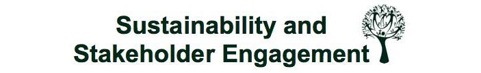 Sustainability and Stakeholder Engagement