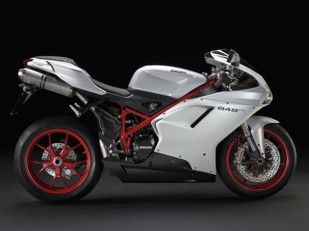 Black and Ducati Red, ducati 848 evo white. Black and Ducati Red,