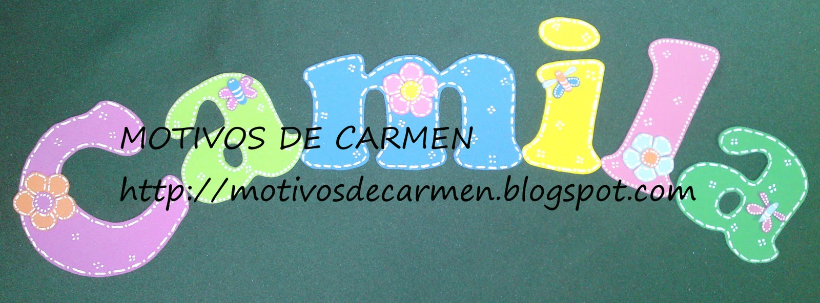 Letras en foami - Imagui