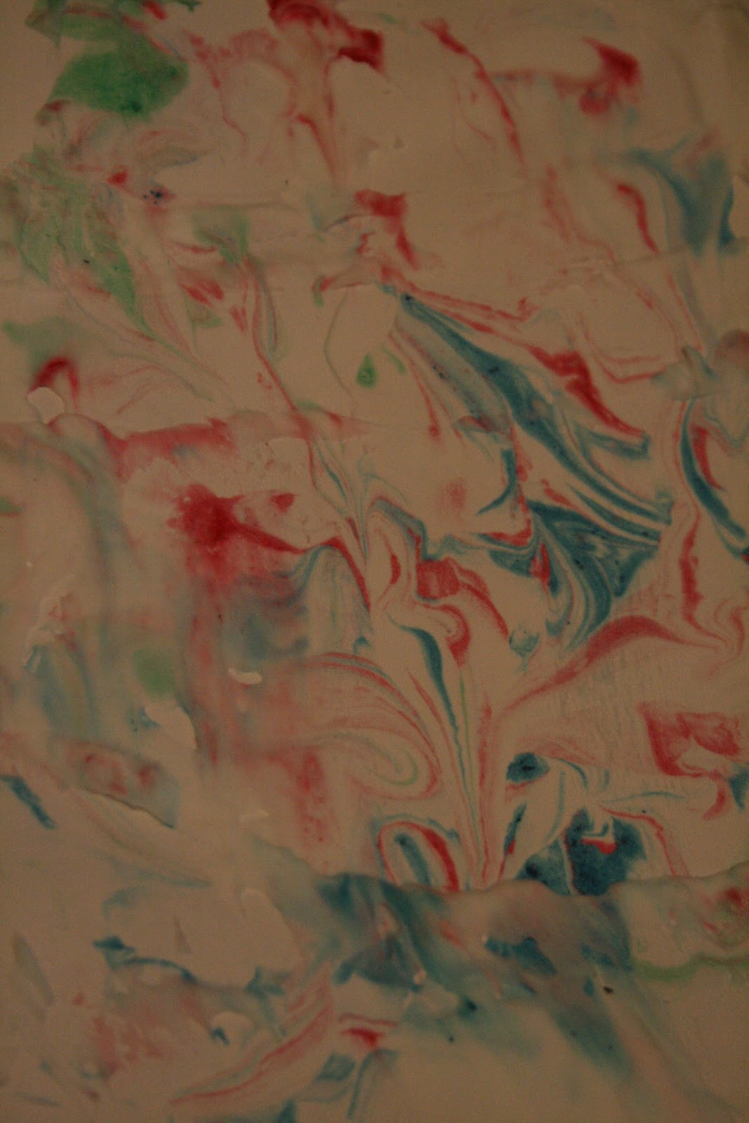 Shaving Foam Marbling Valentine's Hearts The Imagination Tree