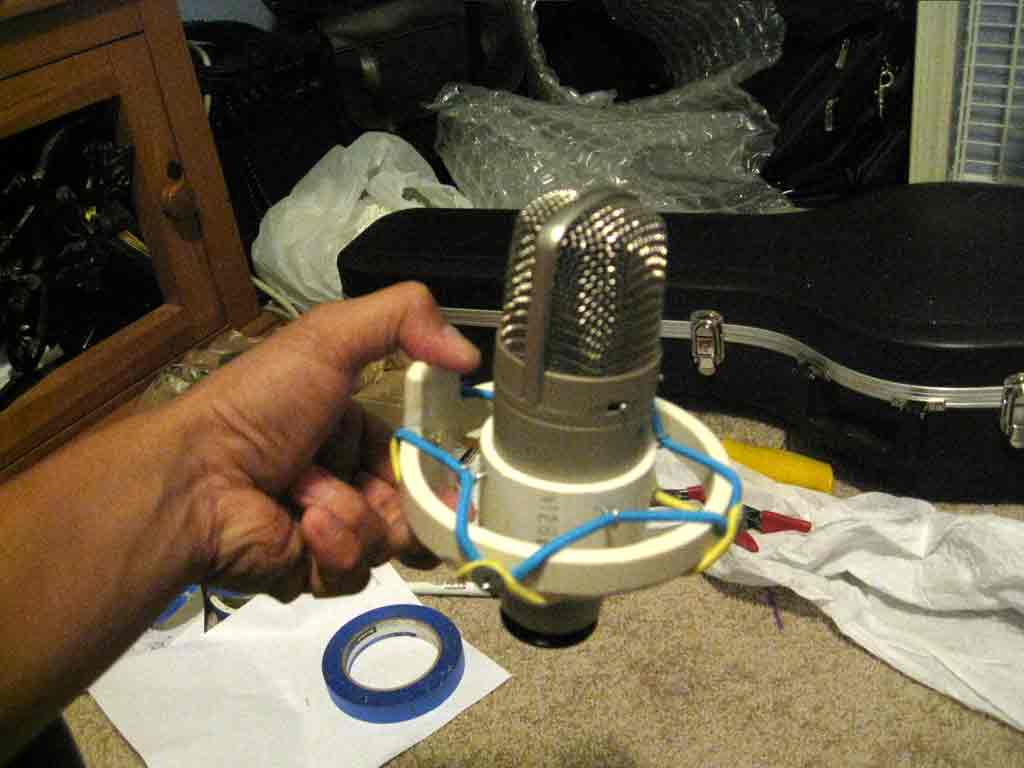 PILL MUSIC DIY Microphone Shock Mount For Large Diaphragm Condenser Mic