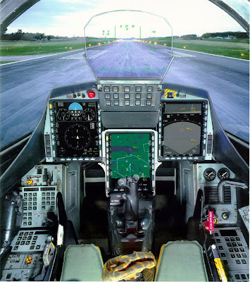 Cockpit do Gripen Cockpit do Gripen.