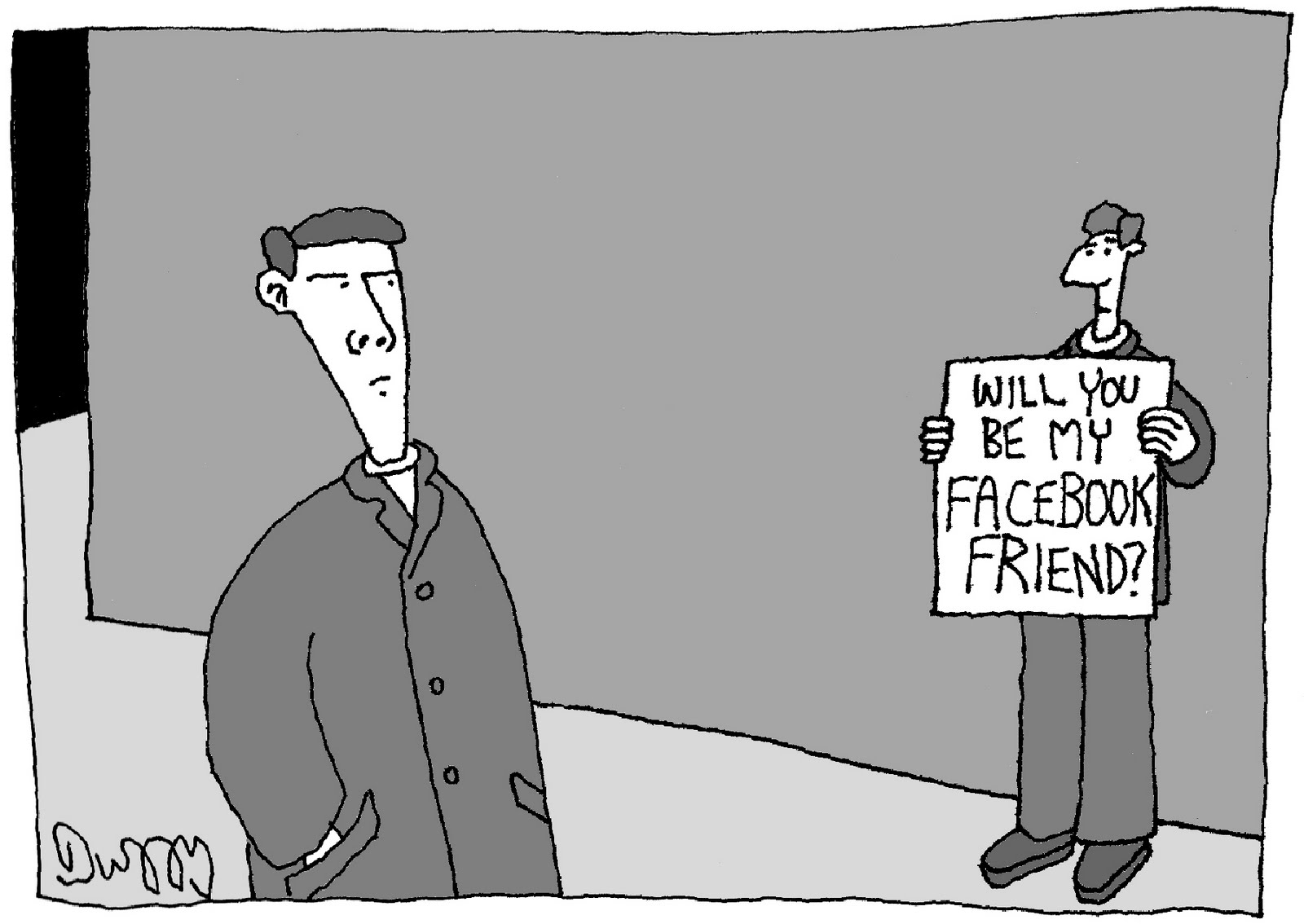 NIGHT DEPOSITS FIRST FACEBOOK CARTOON OF THE DAY