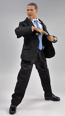 Barack Obama in action-figure.