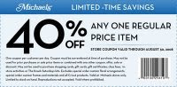 Michaels,coupon