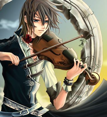 انمي يعزف على كمان Anime+Violin