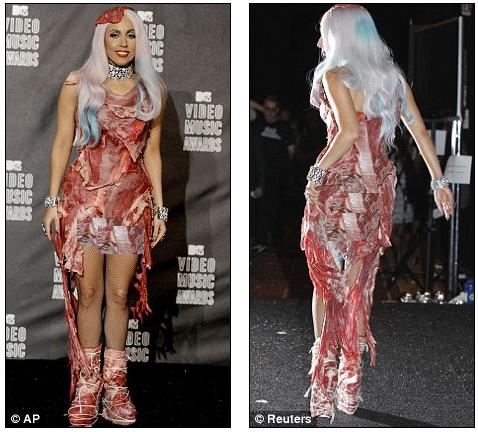 Lady Gaga#39;s unusual dress
