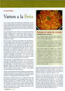 Artículo de Julio Portero para la Revista Municipal de Feria de El Santo 2009