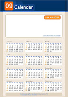 kalender 2009 model blogger v1
