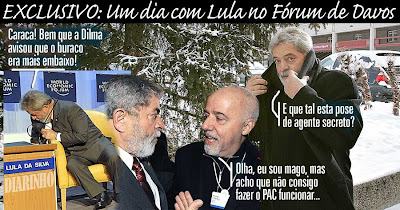 Molecagem sobre fotos do Ricardo Stuckert/PR