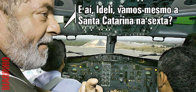 Molecagem sobre foto do Ricardo Stuckert/PR