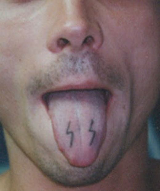  I loves a good pair of baps, enjoy the tongue tattoo photos.