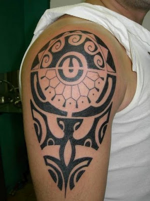 tribal tattoos for chest and shoulders. chest shoulder tribal tattoos