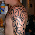 Tribal tattoos on arm