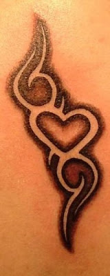 Tribal heart tribal heart temporary tattoo tribal heart temporary tattoo