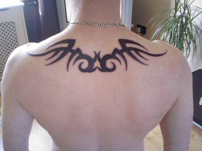 tattoos for men on back shoulder. The back shoulders! This again is not just on the back, but high up on the 