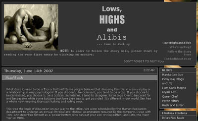 Lows, HIGHS and Alibis