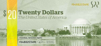 Новые, долларовые, купюры, США, mew, banknotes, FRS, Federal Reserve,Bank, banknotes, new, dollars, USA