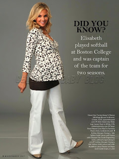 Elisabeth Hasselbeck in Pregnancy Magazine