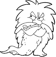 Grumpy Old Troll Coloring Pages