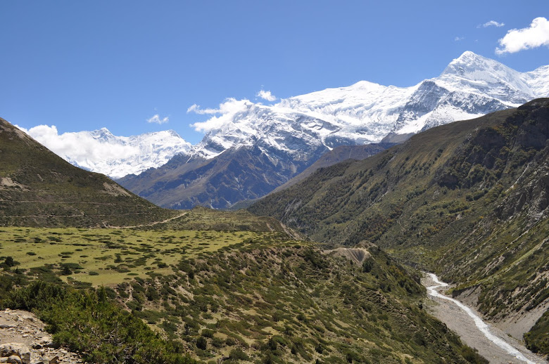 Gangapurna from up the Valley