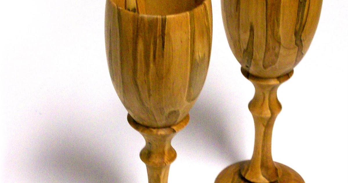 Mike's Wood Gifts By Design HandTurned Wood Goblet Set