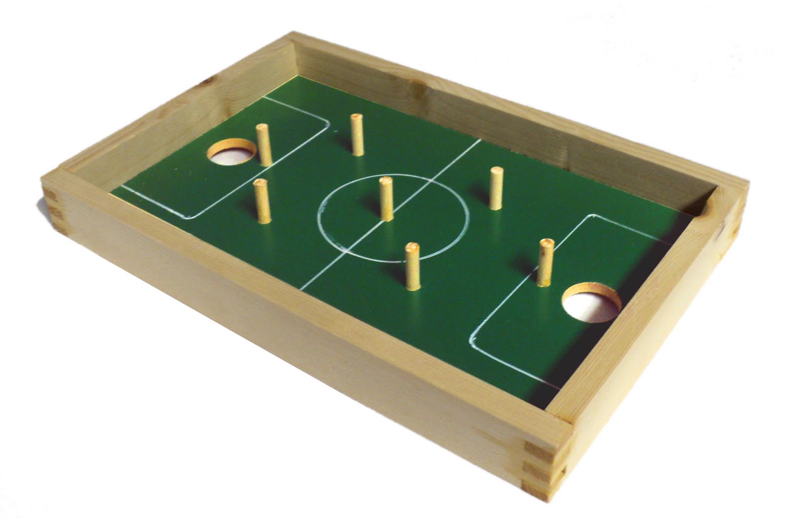 Family Indoor Playing Toys Wooden Tabletop Football Pinball Games